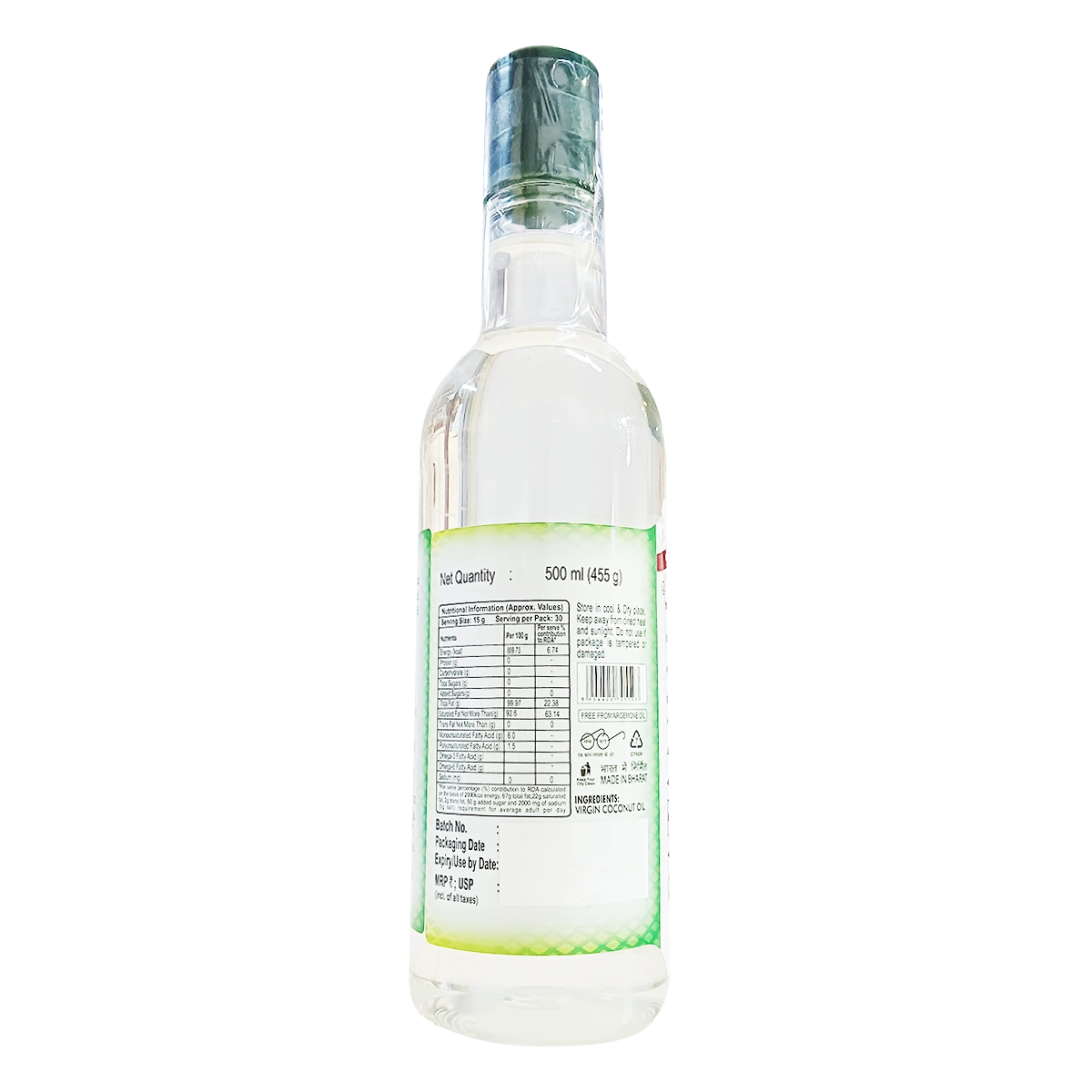 Patanjali Virgin Coconut Oil 500ml