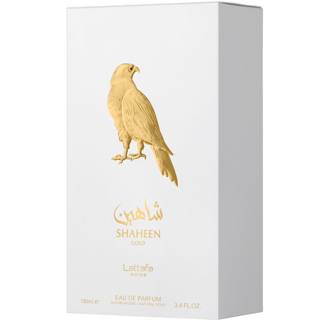 Lattafa Pride Shaheen Gold Eau De Parfum 100ml 3.4 Fl.oz. Unisex Luxury Fragrance | Long Lasting