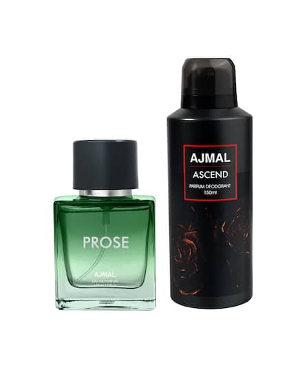 Ajmal Prose Edp 50ml 1.6 Fl.oz. & Ascend Deodorant 150ml 5 Fl.oz. Office Wear Gift For Man And Women