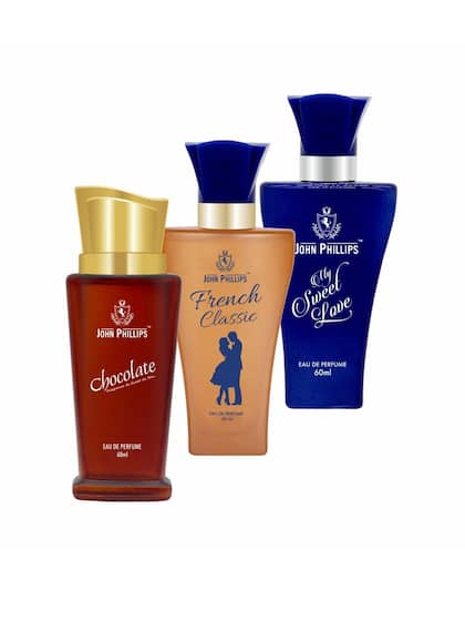 John Phillips Chocolate + French Classic + My Sweet Love Eau De Parfum 60ml 2 Fl.oz. Each Pack Of 3 For Men & Women