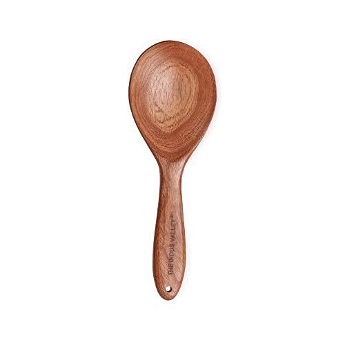 Brown Neem Wood Ladles - Wooden Flip, Spatula, Ladle For Cooking Dosa, Roti, Chapati | Kitchen Tools - No Harmful Polish, Handmade | Cookware - Neem Wood, Set Of 3