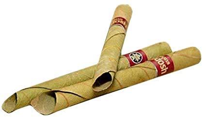 Herbal Empty Smoking Cones - Made From Natural Tendu Leaf, 25 Cones Pack | Organic Pre Rolled Cones