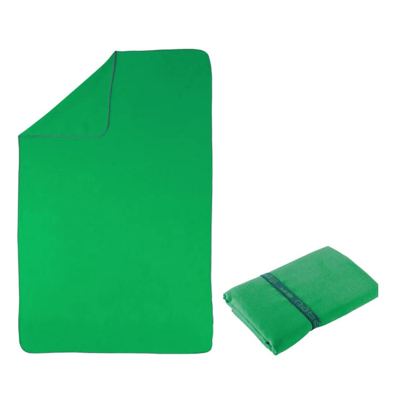 Quick Dry Large Size Microfibre Towel For Hand, Face & Bath 400 Gsm (Sea Green)