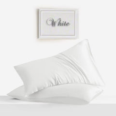 Plain Elastic Fitted King Size Bedsheet With 2 Pillow Cover - 108 X 108 Inches, White | 400 Thread Count Silky Soft | Naturally Soft, Breathable, & Skin-Friendly