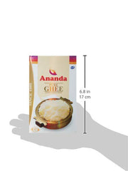 Pure Organic Desi Ghee By Ananda | Naturally & Healthy Protein Fiber Desi Ghee Perfect For Halwa | (900ml) 30.4 Ounce | Box Pack