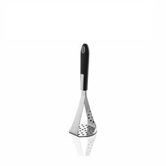 High Grade Stainless Steel Double Handle Masher, Silver | Easily Mash Boiled Potatoes & Other Vegetables For Pav Bhaji, Stuffed Paratha, Masala Dosa (Large)