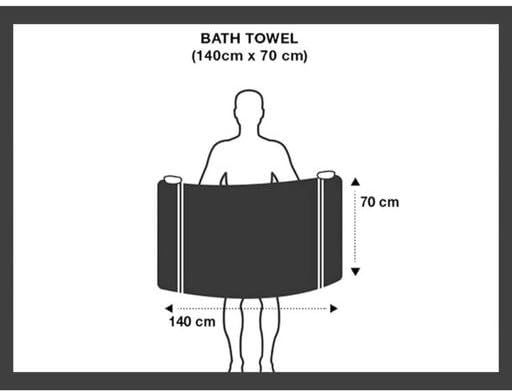 Lavone Premium Cotton Bath Towels 450 Gsm (Dark Green) - Pack Of 1