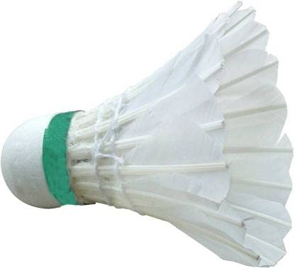 Agnolia Badminton Feather Shuttlecocks , Fine & Furnished Quality | White , Pack Of 8 , With Excellent Flight & Balance