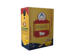 100% Natural A2 Desi Cow Ghee By Ajnar | Rich In Nutrients & Flavor Made From Traditional Bilona Method Desi Ghee Good For Skincare | (200ml) 6.7 Ounce | Box Pack
