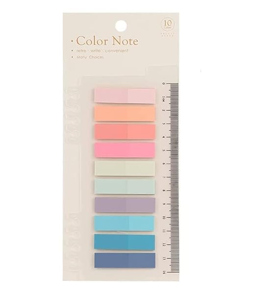 Sticky Index Tabs For Annotating Books Page Markers, Transparent Sticky Notes - 1 Packs