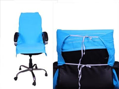 Vvip Home 100% Cotton Luxary Office Chair Towel 550 Gsm (Sky Blue)