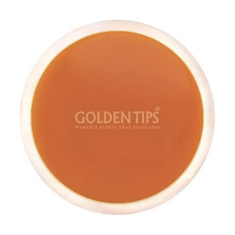 Golden Tips Saffron Cardamom Tea - 100gm, 3.5 Ounce | Exotic Robust CTC Chai - Kesar Elaichi Chai | Caffeine Free, Artificial Flavor Free