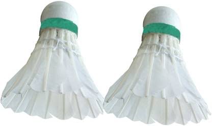 Agnolia Badminton Feather Shuttlecocks , Fine & Furnished Quality | White , Pack Of 8 , With Excellent Flight & Balance