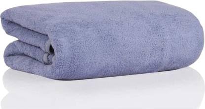 Jiqop 100% Bamboo Large Size Bath Towel 500 Gsm | Ultra Soft, Absorbent, Light Weight, & Quick Dry Towel (Blue)