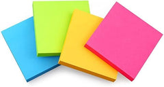 Sticky Notes 3x3 Self-Stick Notes 5 Bright Color Strong Adhesive Sticky Notes (400 Pcs)