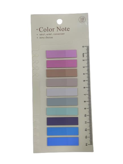Sticky Note, Colored Writable & Repositionable Book Flags Tabs Strip Index Tabs - No 4
