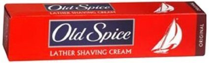 Old Spice Leather Shaving Cream 70g 2.4 Oz. | For Men