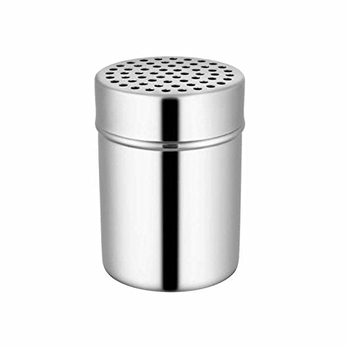 High Grade Stainless Steel Prata Chilly Shaker 10 Cm, Silver | Rust Free, Easy To Clean & Dishwasher Safe