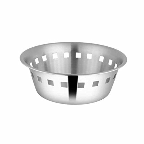 High Grade Stainless Steel Majestic Bread Basket 20.5 Cm, Silver | Rust Free, Easy To Clean & Dishwasher Safe