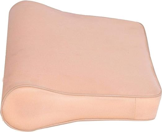 Cervical Pillow For Spondylosis Neck & Back Pain Support, Soft Pillow - Beige | Stress Universal Senior Citizen Men & Women | For Back & Side, Stomach Sleepers, Lightweight Pillow