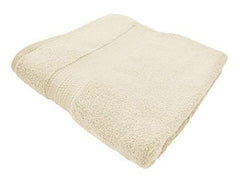 Bombay Dyeing Super Ultrx Zero Twist Plain Dyed Cotton Bath Towel 650 Gsm (Cream)