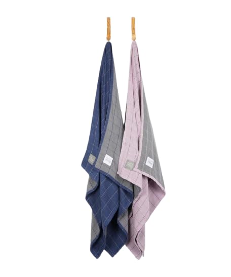 Doctor Towels, Banana Double Cloth Bath Towels 330 Gsm | Super Soft Towels For Sensitive Skin, Quick Dry Towels For Bath Large Size Pack Of 2