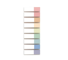 Transparent Sticky Notes, Self-Adhesive Waterproof Clear Sticky Note Pads, Multicolor - 100 Pcs