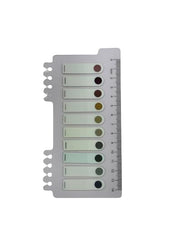 Sticky Note, Colored Writable & Repositionable Book Flags Tabs Strip Index Tabs - Round 2