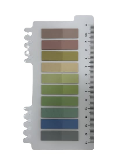 Sticky Note, Colored Writable & Repositionable Book Flags Tabs Strip Index Tabs - No 6