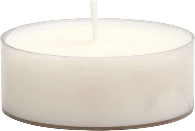 ACRYLIC EMPTY TEALIGHT CANDLE PACK OF 50 | CUPS HOLDERS DIY MAKING WITH WICKS