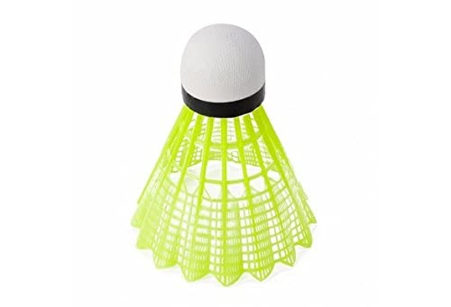 Agnolia Badminton Nylon Shuttlecock With Fine & Furnished Quality | Yellow , Pack Of 10 , Excellent Flight & Balance