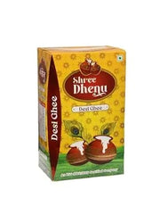 Premium Desi Ghee By Shree Dhenu | Healthy & Nutrients Protein Fibre Desi Ghee With Rich Aroma Good For Bones Health | (500ml) 16.9 Ounce | Box Pack