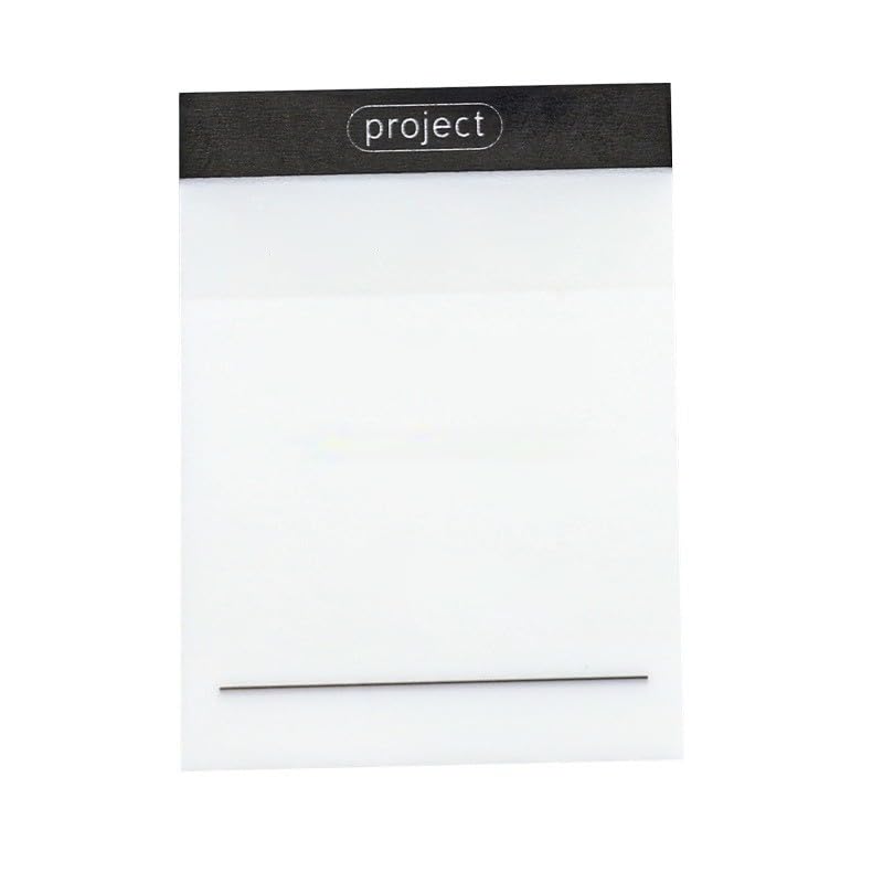 Self-Adhesive Transparent Sticky Notes & Invisible Sticker Clear Memo Pads - 200 Sheets