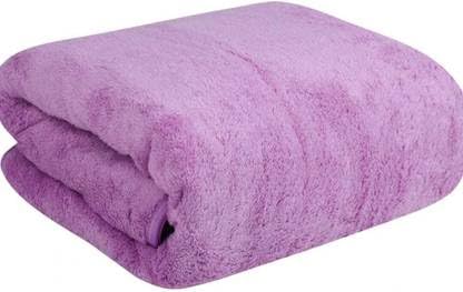 Jiqop 100% Bamboo Large Size Bath Towel 500 Gsm | Ultra Soft, Absorbent, Light Weight, & Quick Dry Towel (Purple)