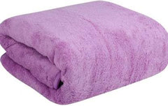 Jiqop 100% Bamboo Large Size Bath Towel 500 Gsm | Ultra Soft, Absorbent, Light Weight, & Quick Dry Towel (Purple)
