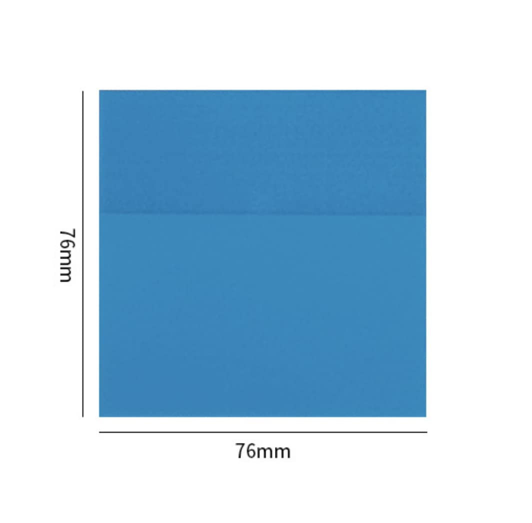 Transparent Sticky Notes 50 Sheets Note Paper Daily Check List School Stationery | Pack Of 3, Blue
