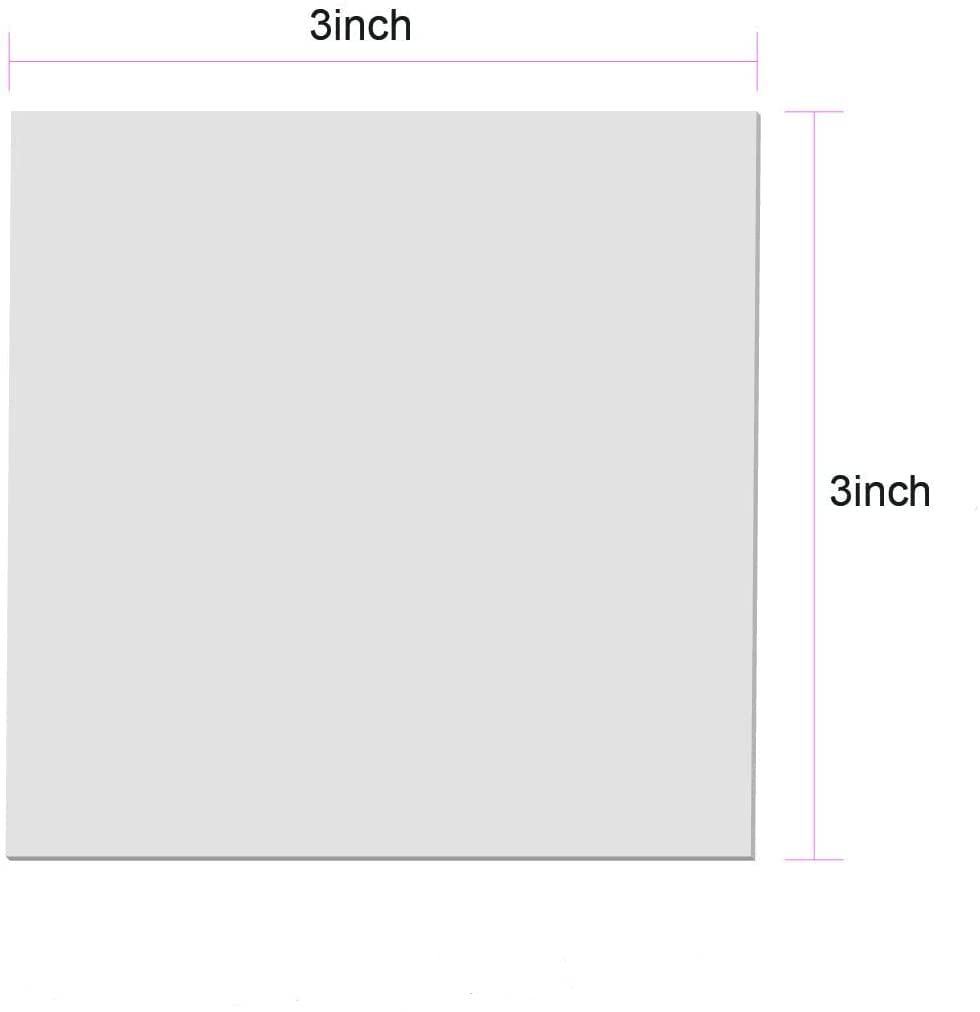 Miramar Roll Over Image To Zoom, Transparent Sticky Notes, Self-Stick Note Pads - Clear, 100 Pcs