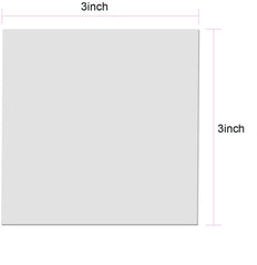 Miramar Roll Over Image To Zoom, Transparent Sticky Notes, Self-Stick Note Pads - Clear, 100 Pcs