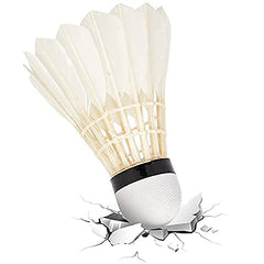 VST Badminton Feather Shuttlecocks Speed 78 With Stability And Durability , High Speed Birdies | White Pack Of 10