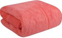 Jiqop 100% Bamboo Large Size Bath Towel 500 Gsm | Ultra Soft, Absorbent, Light Weight, & Quick Dry Towel (Pink)