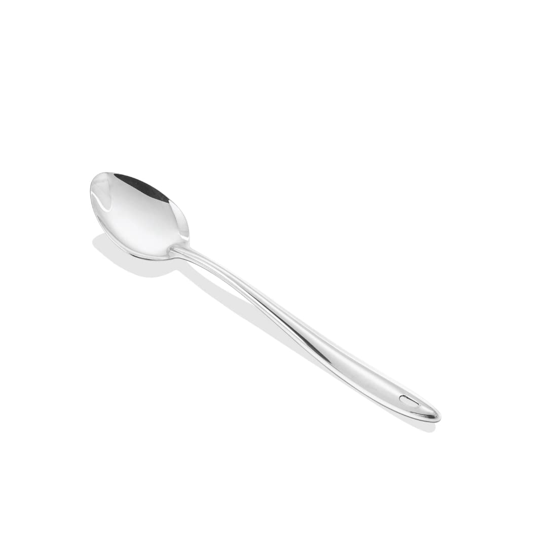 Silver Stainless Steel Sigma King Small Basting Spoon Solid, 23.5 Cm | Easy To Clean & Dishwasher Safe