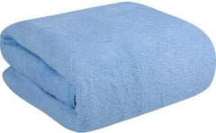 Jiqop 100% Bamboo Large Size Bath Towel 500 Gsm | Ultra Soft, Absorbent, Light Weight, & Quick Dry Towel (Sky Blue)