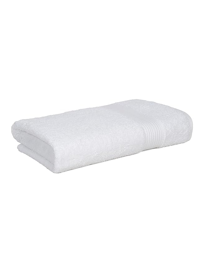 Lrsdaa A New 100% Cotton Bath Towels 500 Gsm | Super Absorbent & Soft Bath Towel For Men & Women (White)