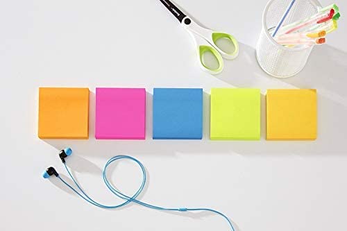 Spiral Sticky Note Pad Pocket Size (3 X 2 Inch) With Adhesive Notes (125 Leaves And 125 Flags)