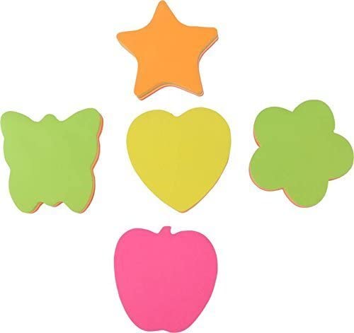 Multicolor 300 Sticky Notes | Fluorescent Paper Self Adhesive & Removable Sticky Notes