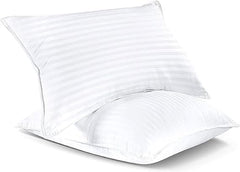 Bed Pillows, Down Alternative Bedding Cooling Pillow For Sleeping, White, Standard Size - 27 X 17 Inch | Soft & Breathable Cover, Soft Pillow, Easy Care, Comfortable Pillow - Pack Of 4
