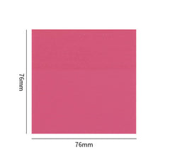 Transparent Sticky Notes 50 Sheets Paper Daily Check List School Stationery | Pack Of 3, Pink