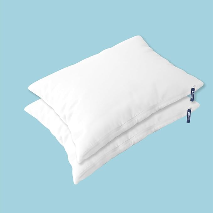 Smart Adjustable Plush Pillow, Super Soft & Fluffy Pillow, Microfiber, White | Neck Support, Lightweight, Breathable, Rectangular Shape, Bed Pillow - Pack Of 2