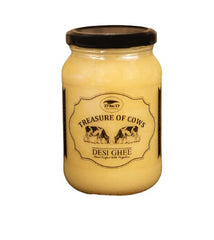 100% Natural Desi Cow Ghee By BMD | Healthy & Traditionally Prepared Curd-Churned Ghee Good For Rotis | (500ml) 16.9 Ounce | Jar Pack