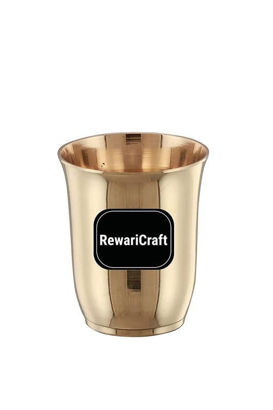 Handmade Bronze Dinner Set Pieces Single Item (Glass) - Kansa Or Bronze Glass | Antique Look